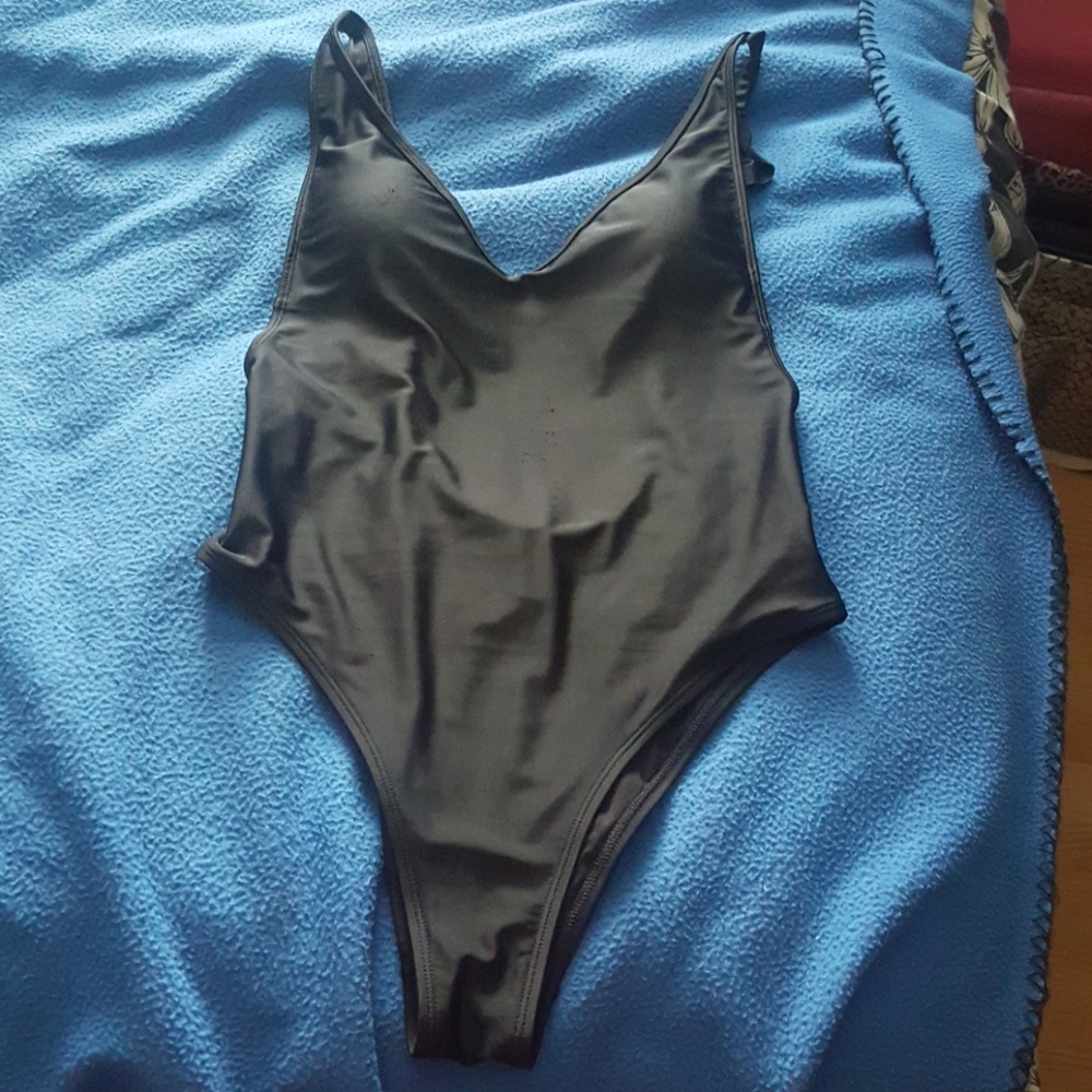 Stunning aerie black one piece